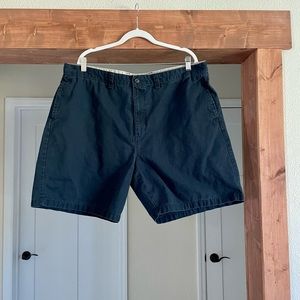 Chaps Flat Front Dark Blue Shorts Size 42 Men
